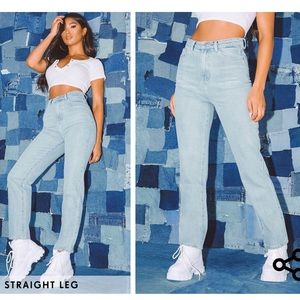 PrettyLittleThing Straight Leg Jeans